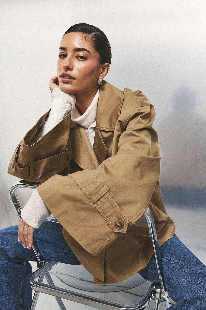 Oversized Short Trenchcoat Product Image