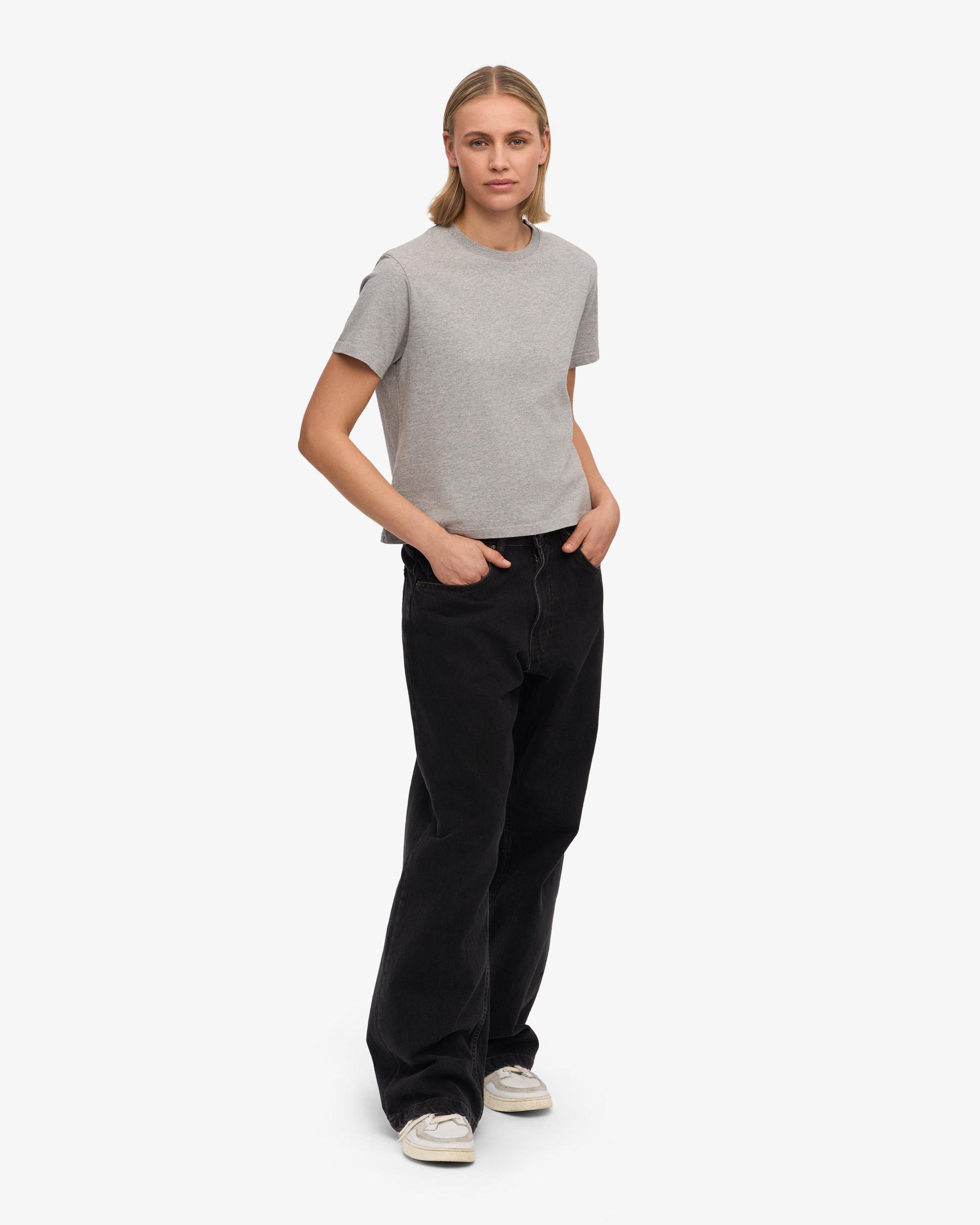 Organic Boxy Crop Tee - Burned Yellow Product Image