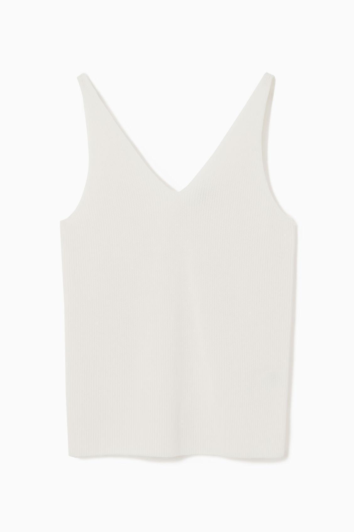 RIBBED-KNIT TANK TOP Product Image