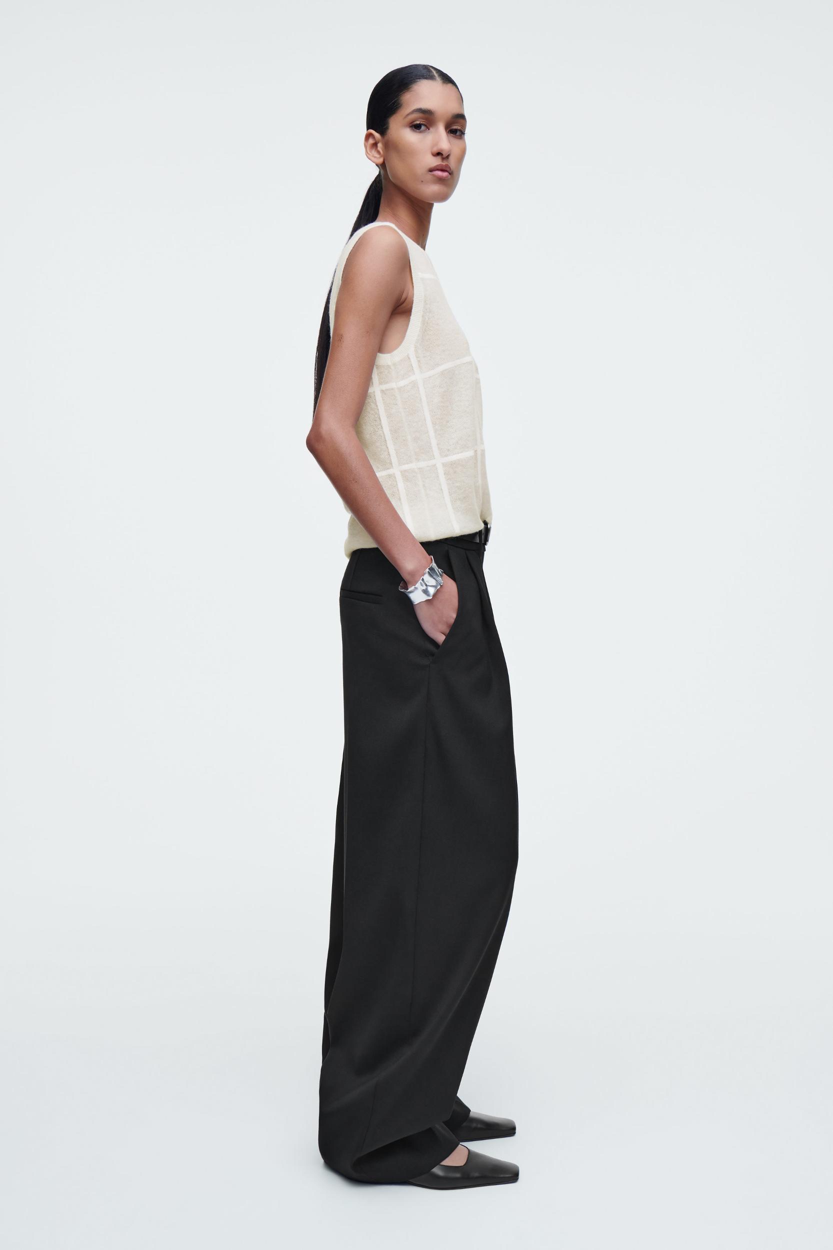 WINDOWPANE-CHECK TANK Product Image