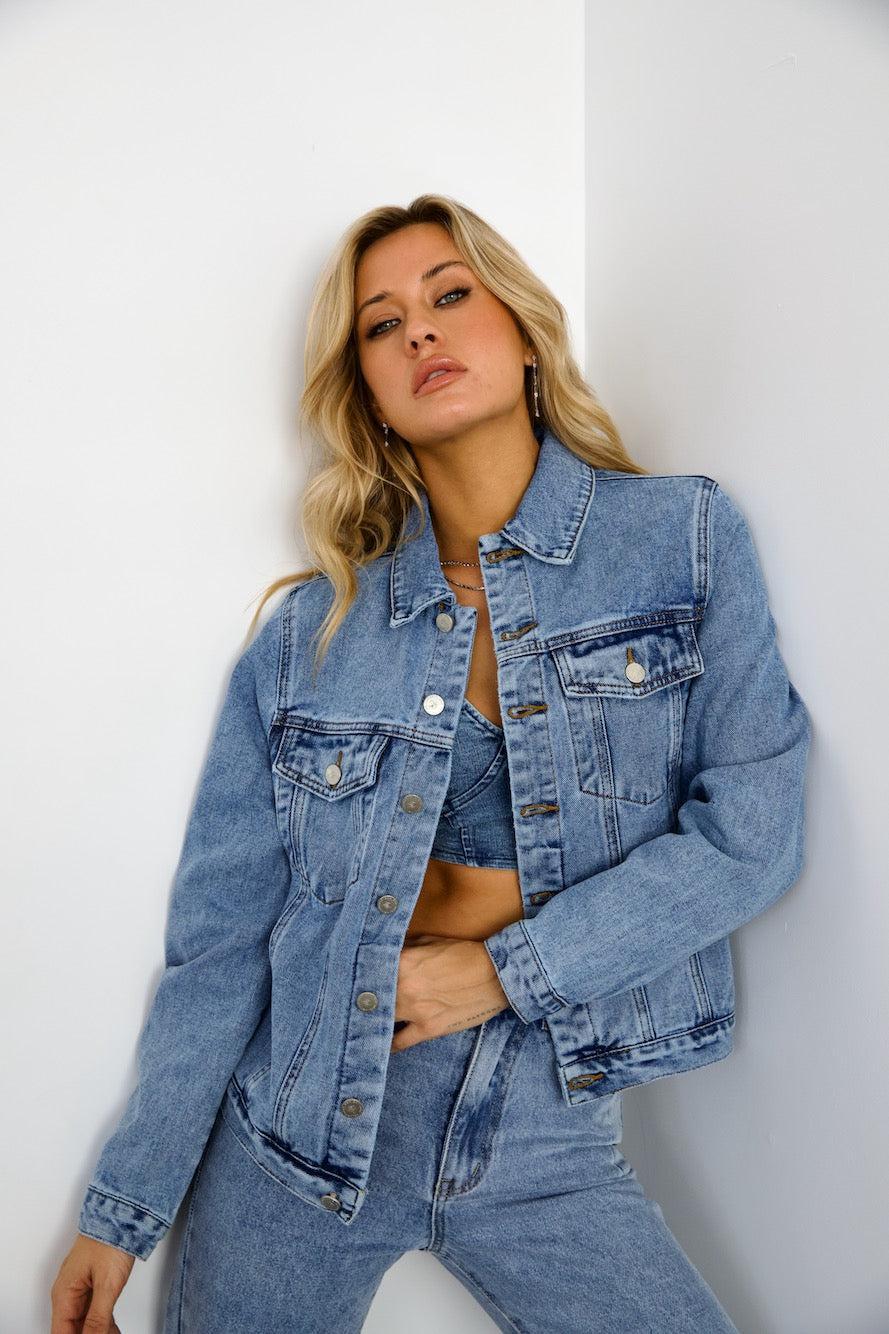 DNM Denim Jacket Light Blue Product Image