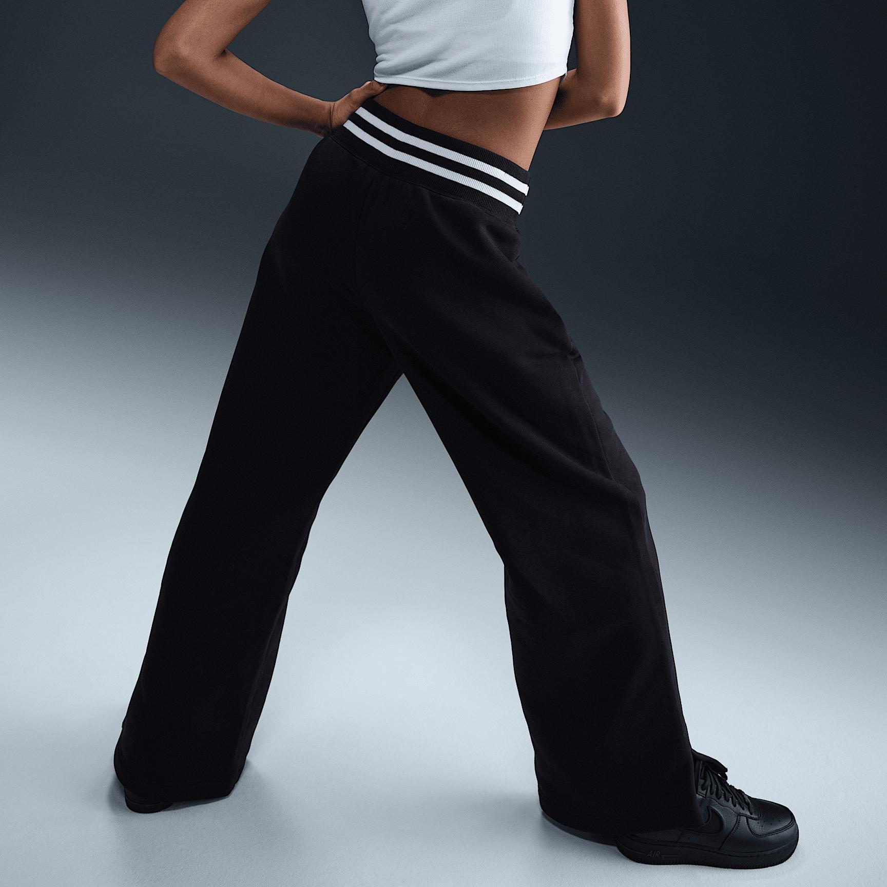 Women's Nike Sportswear Phoenix Fleece High-Waisted Wide-Leg Graphic Pants Product Image