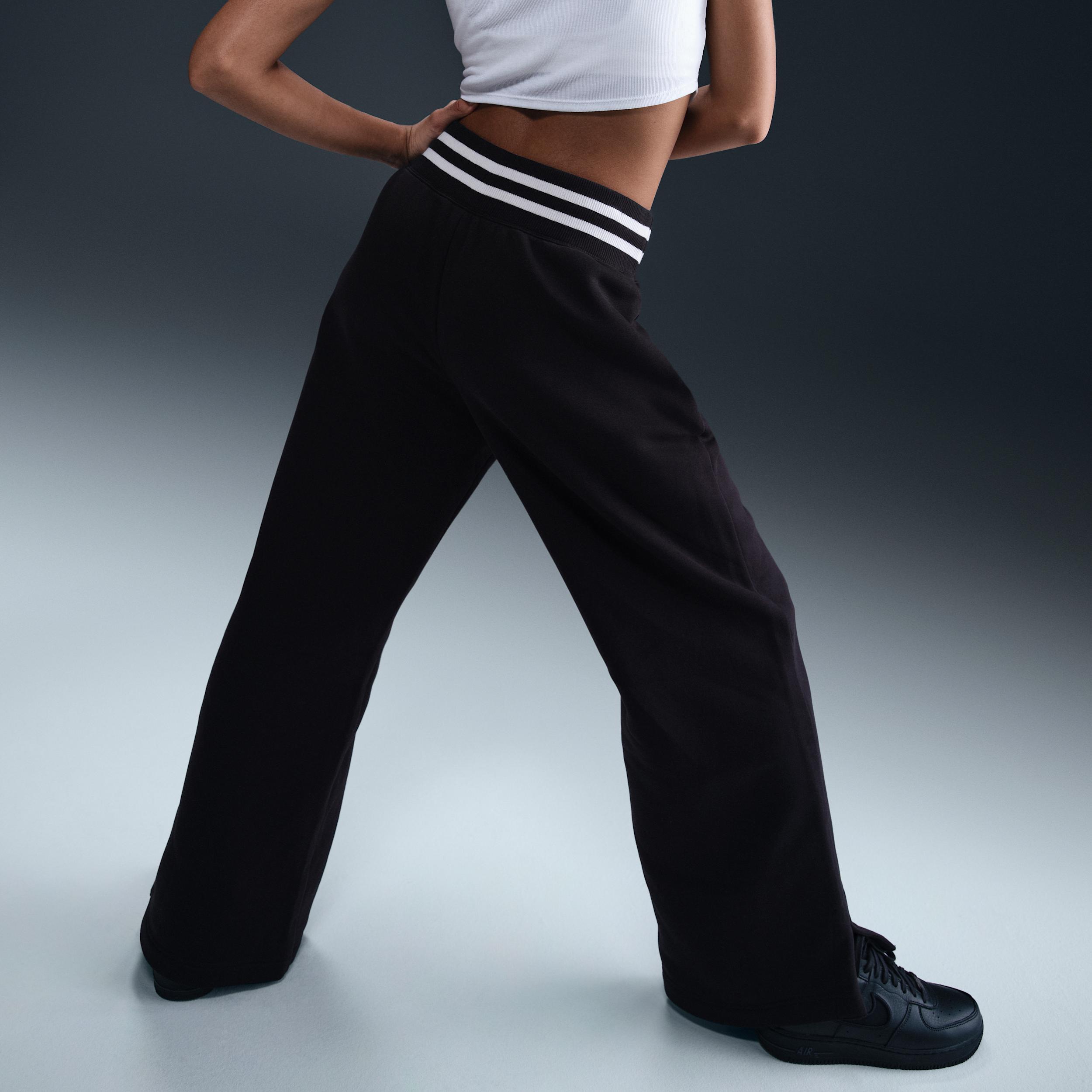 Nike Sportswear Phoenix Fleece Women's High-Waisted Wide-Leg Graphic Pants Product Image