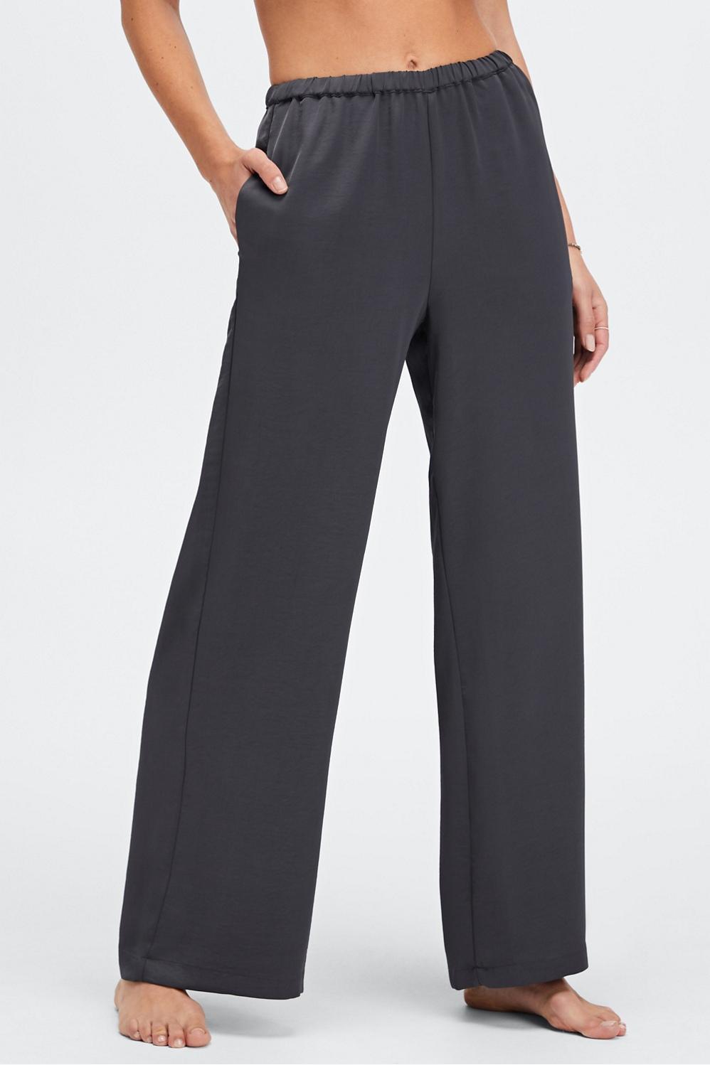 Fabletics Sleep Pant Womens black plus Size 2X Product Image