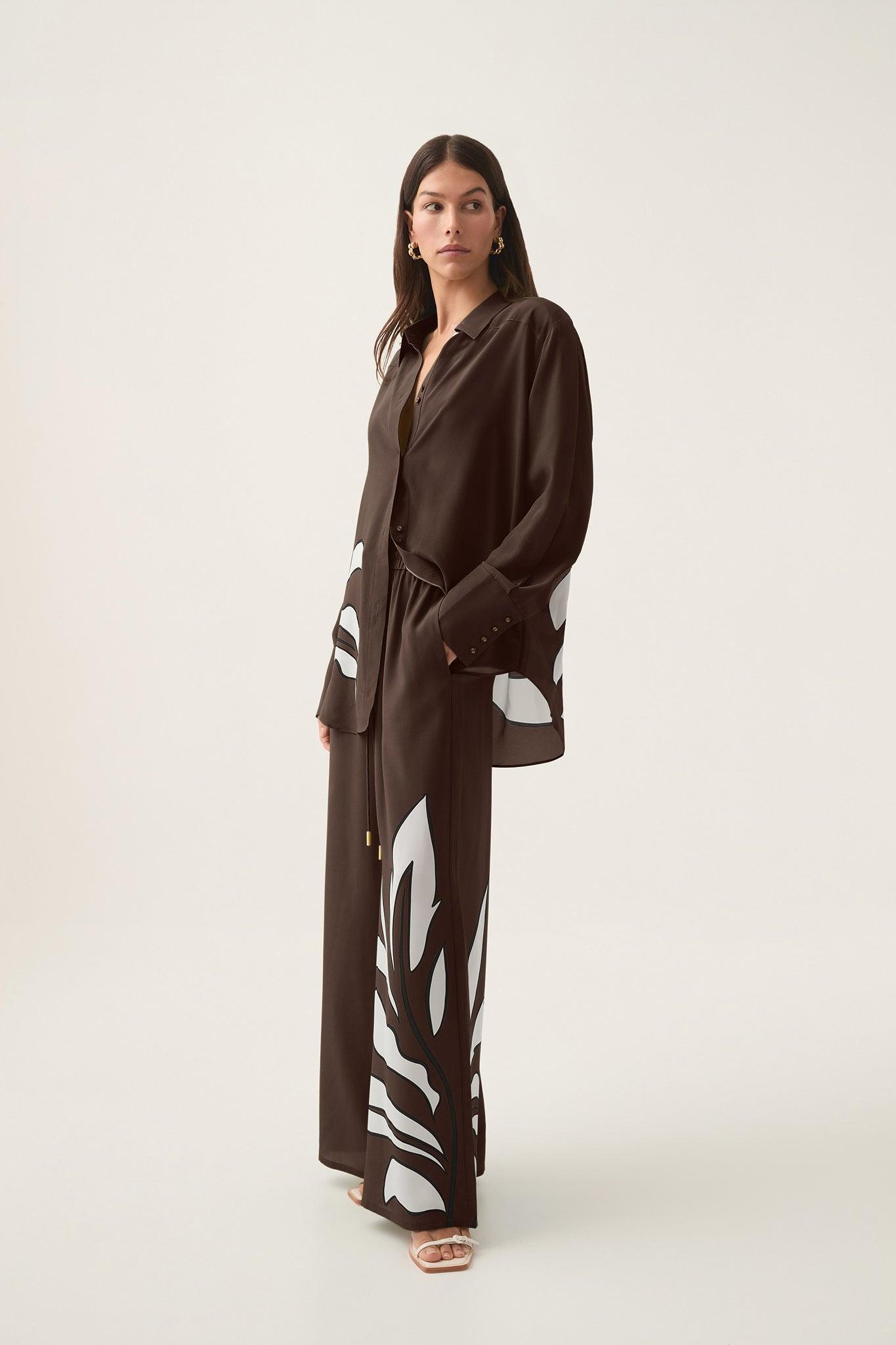 Planetary Silk Drawcord Pant Product Image