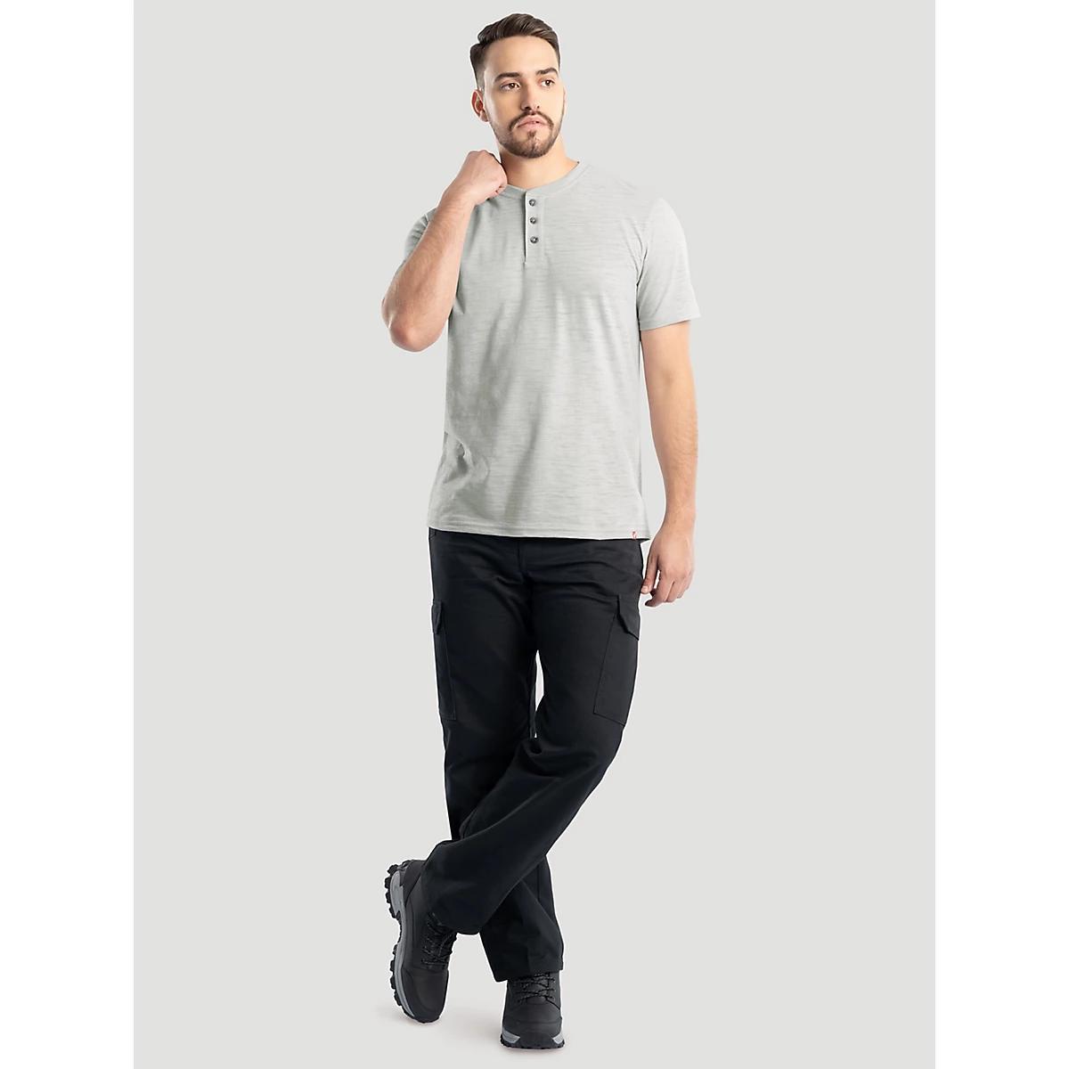 Men's Slub Knit Henley in Mirage Product Image