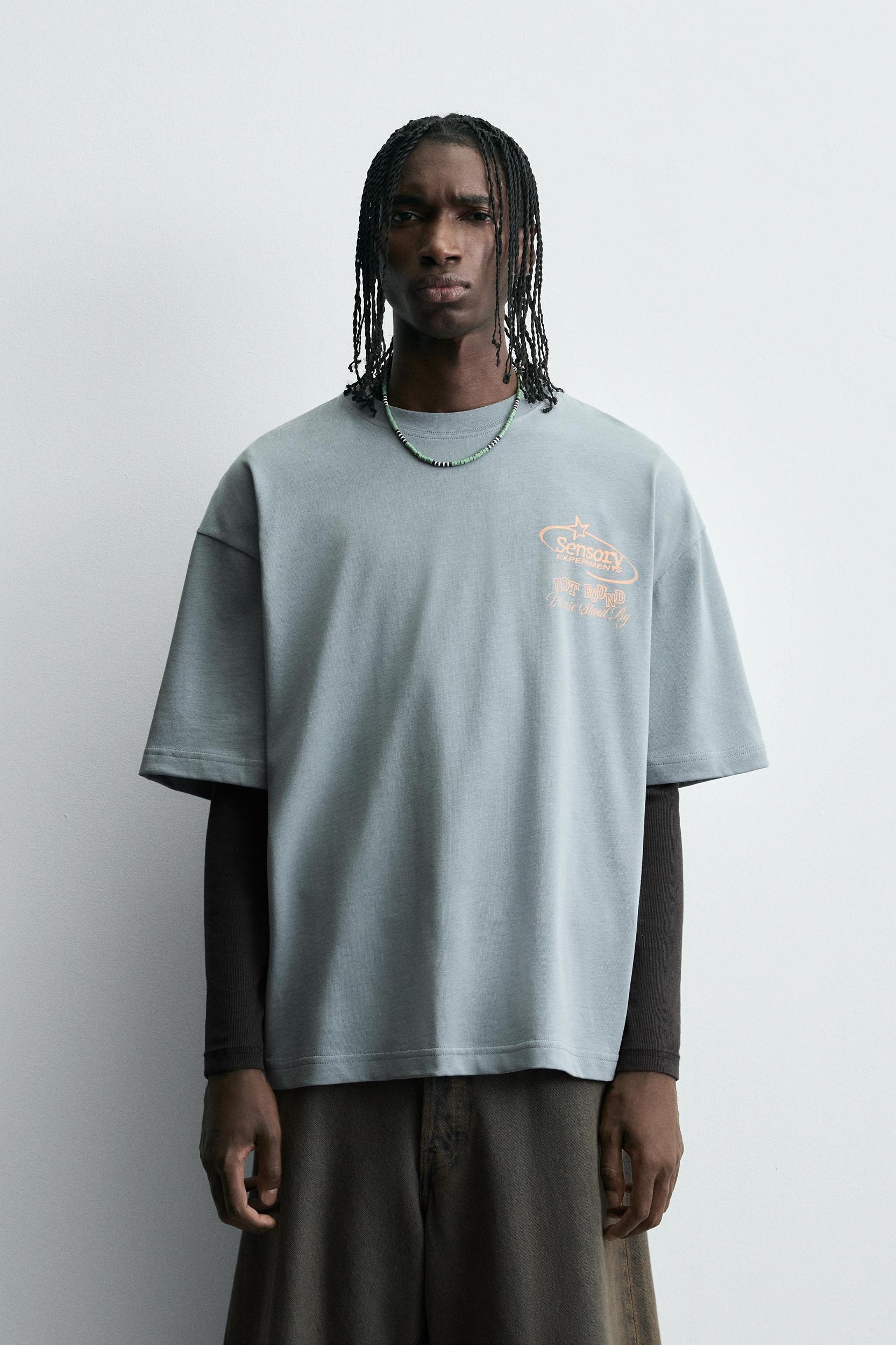 WASHED PRINT T-SHIRT Product Image
