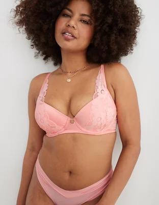 Show Off Plunge Push Up Real Lace Bra Product Image