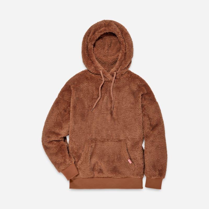 Womens Loyra Faux Shearling Hoodie Product Image