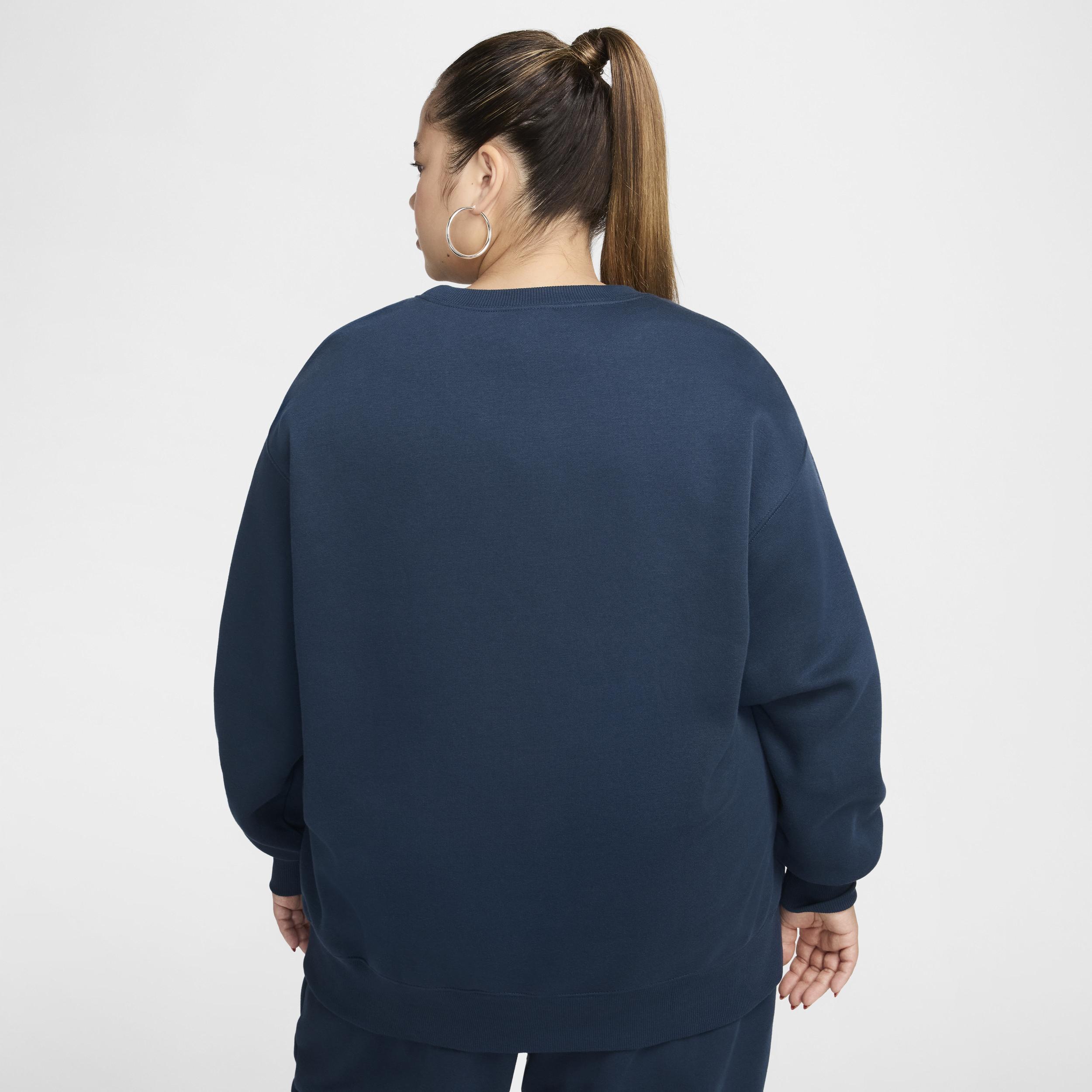 Women's Nike Sportswear Phoenix Fleece Oversized Crew-Neck Sweatshirt (Plus Size) Product Image