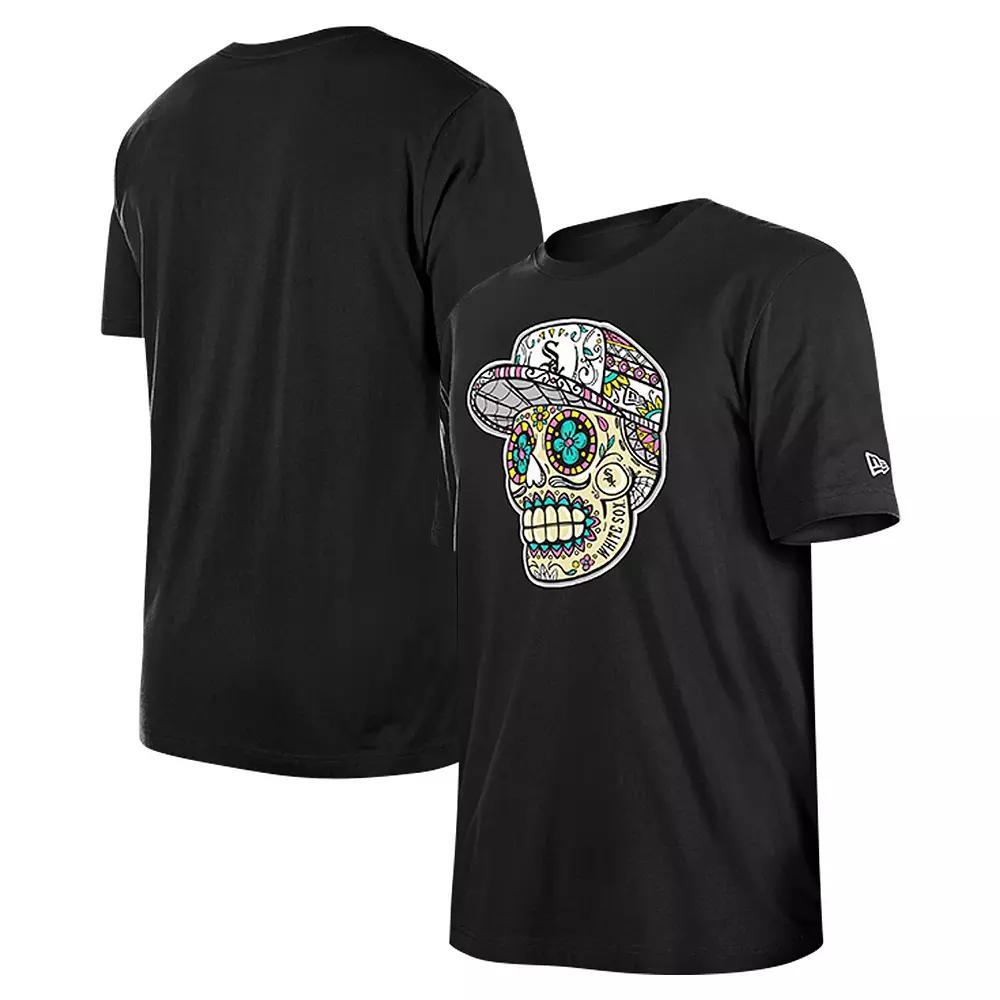 Mens New Era Chicago White Sox Sugar Skulls T-Shirt Product Image