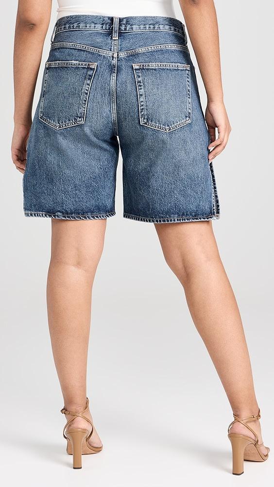 AGOLDE Vida High Rise Relaxed Straight Shorts | Shopbop Product Image