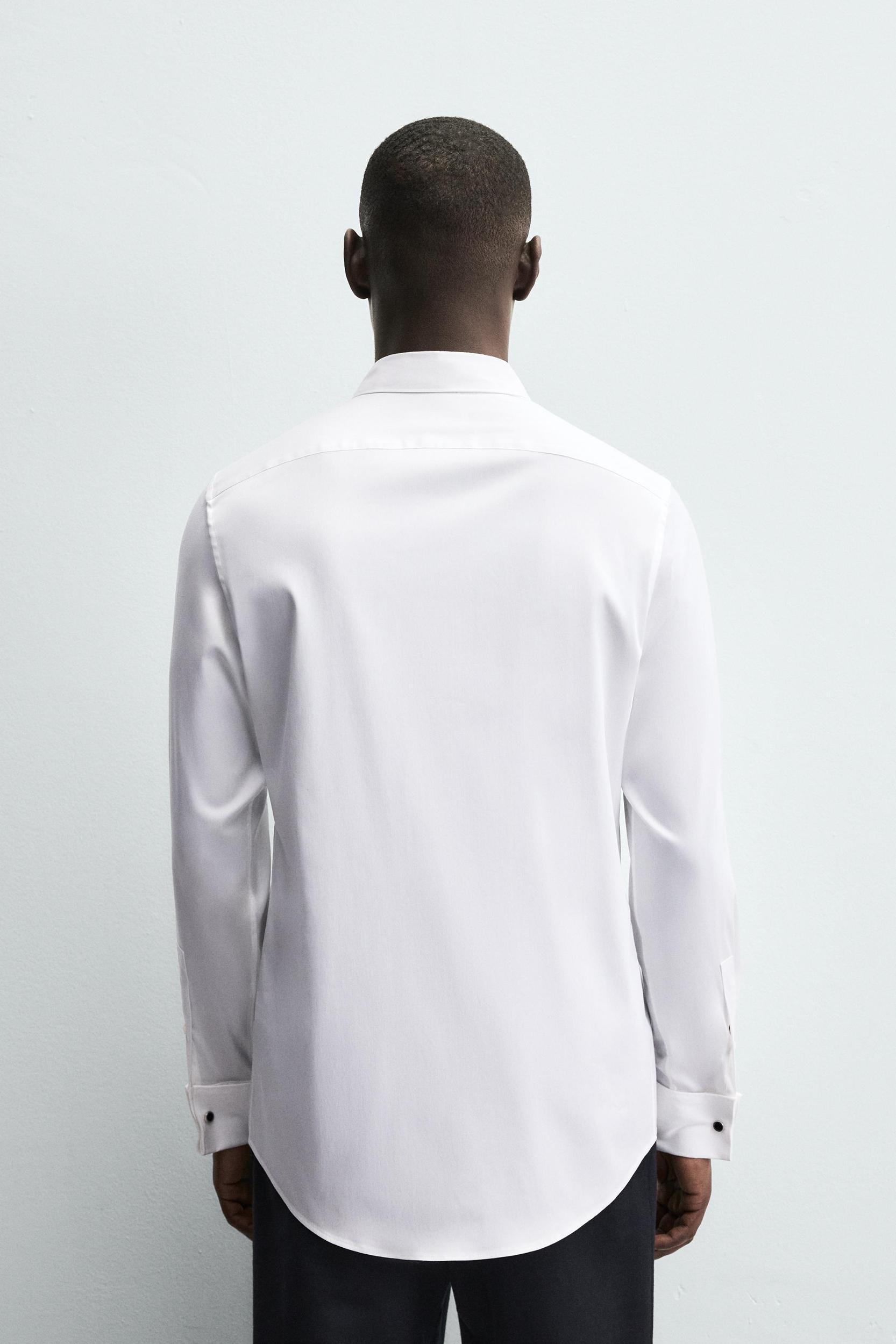 SLIM FIT FRENCH CUFF SHIRT Product Image