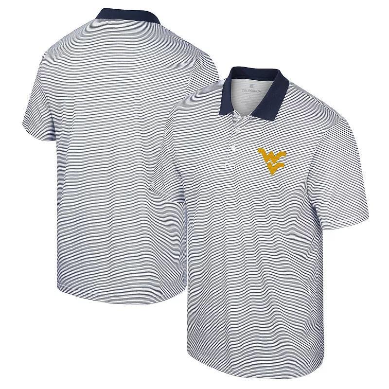Men's Colosseum White/Maroon Minnesota Golden Gophers Print Stripe Polo, Size: XXL Product Image