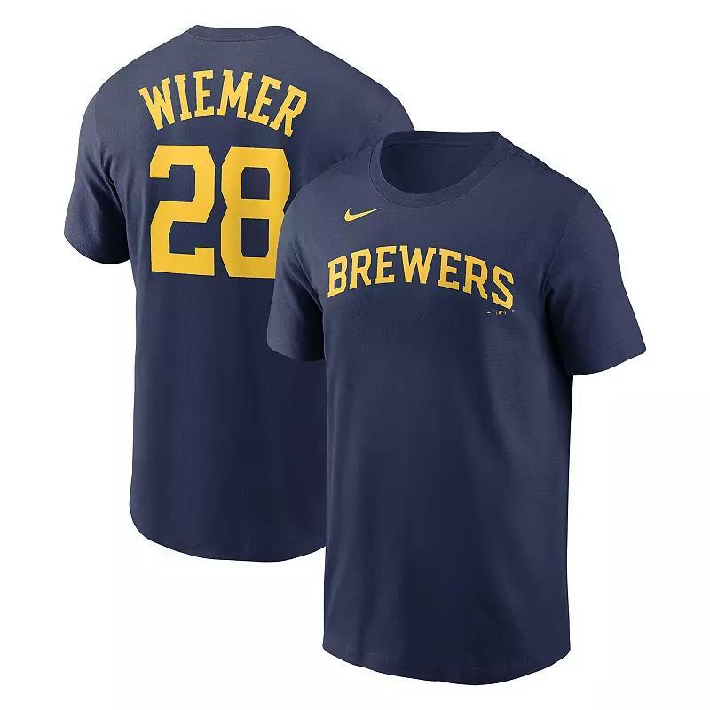 Men's Nike Jacob deGrom Red Texas Rangers 2023 Name & Number T-Shirt, Size: Large Product Image