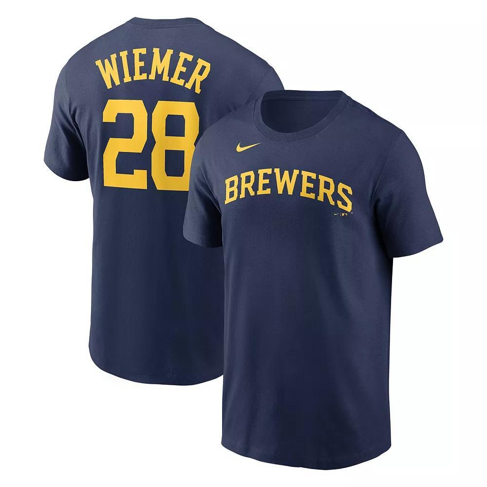 Men's Nike Jacob deGrom Red Texas Rangers 2023 Name & Number T-Shirt, Size: Large Product Image
