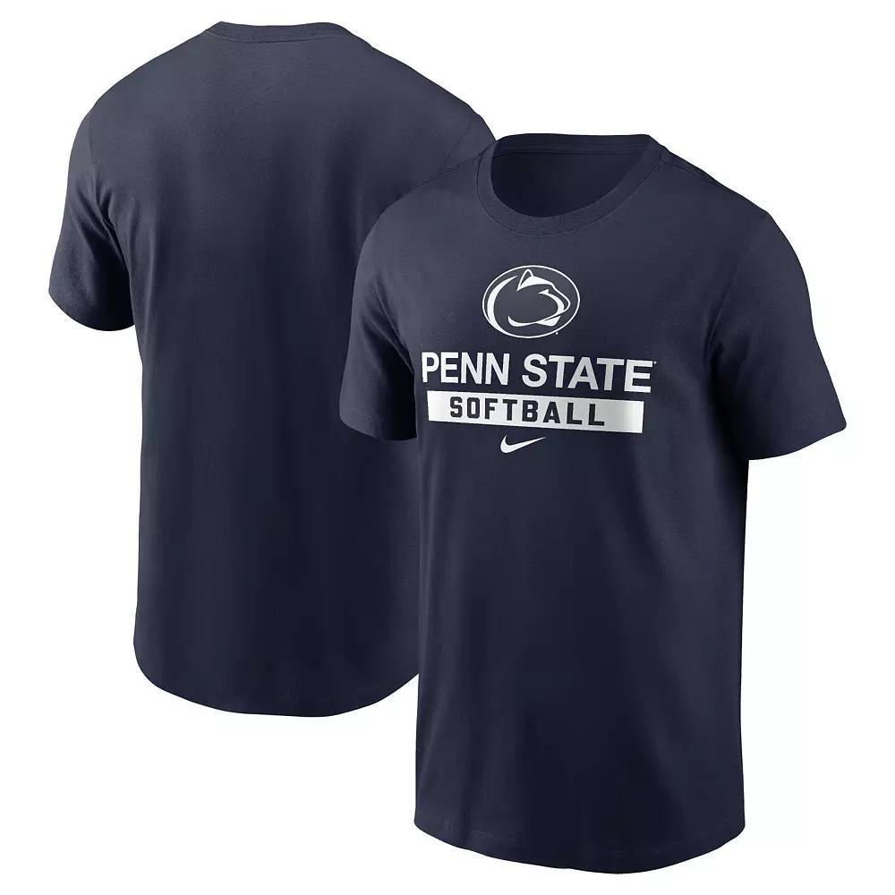 Mens Nike Penn State Nittany Lions Softball T-Shirt Blue Product Image