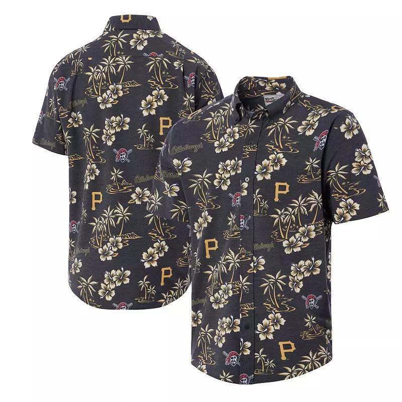 Men's Reyn Spooner Black Pittsburgh Pirates Kekai Button-Down Shirt, Size: 2XL Product Image