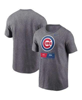 Men's Nike  Heather Charcoal Chicago Cubs 2023 MLB World Tour: London Series T-Shirt, Size: Small Product Image
