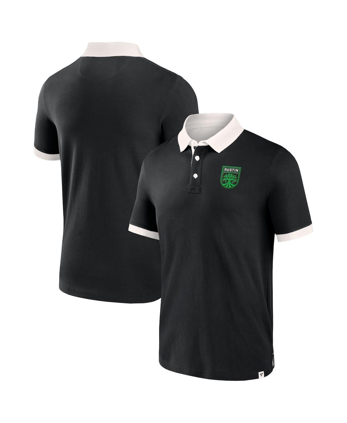 Men's Fanatics Branded Black Austin FC Second Period Polo Shirt, Size: Large, Afc Black Product Image