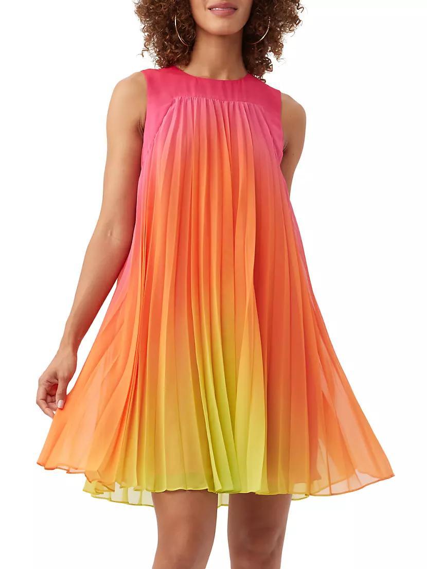 Jalina Gradient Georgette Minidress Product Image