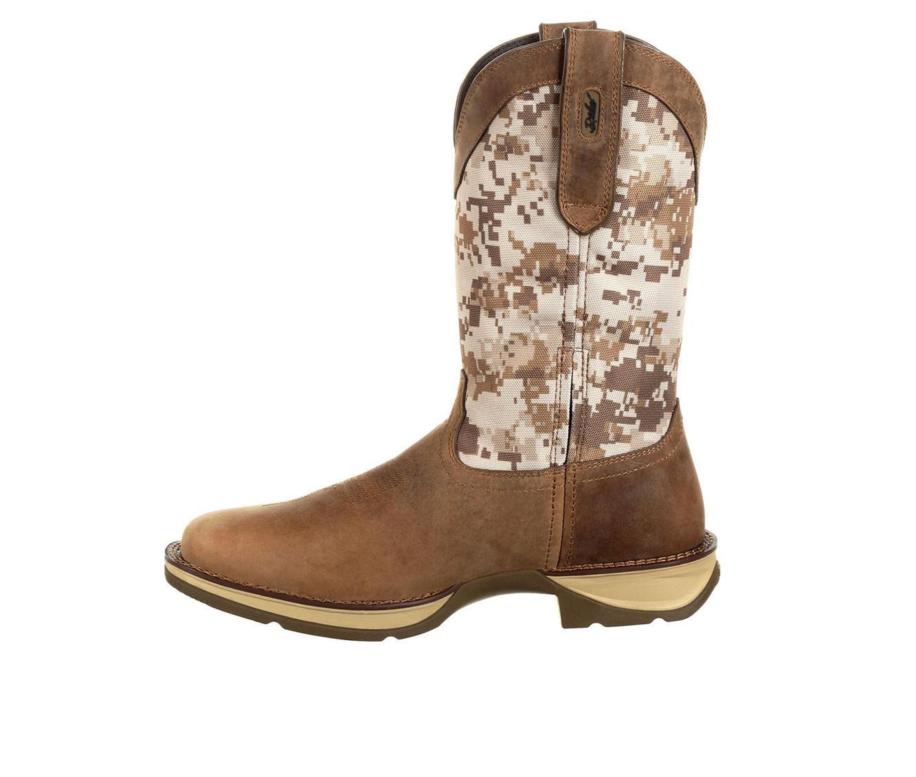 Men's Durango Rebel Desert Camo Pull-on Western Cowboy Boots Product Image