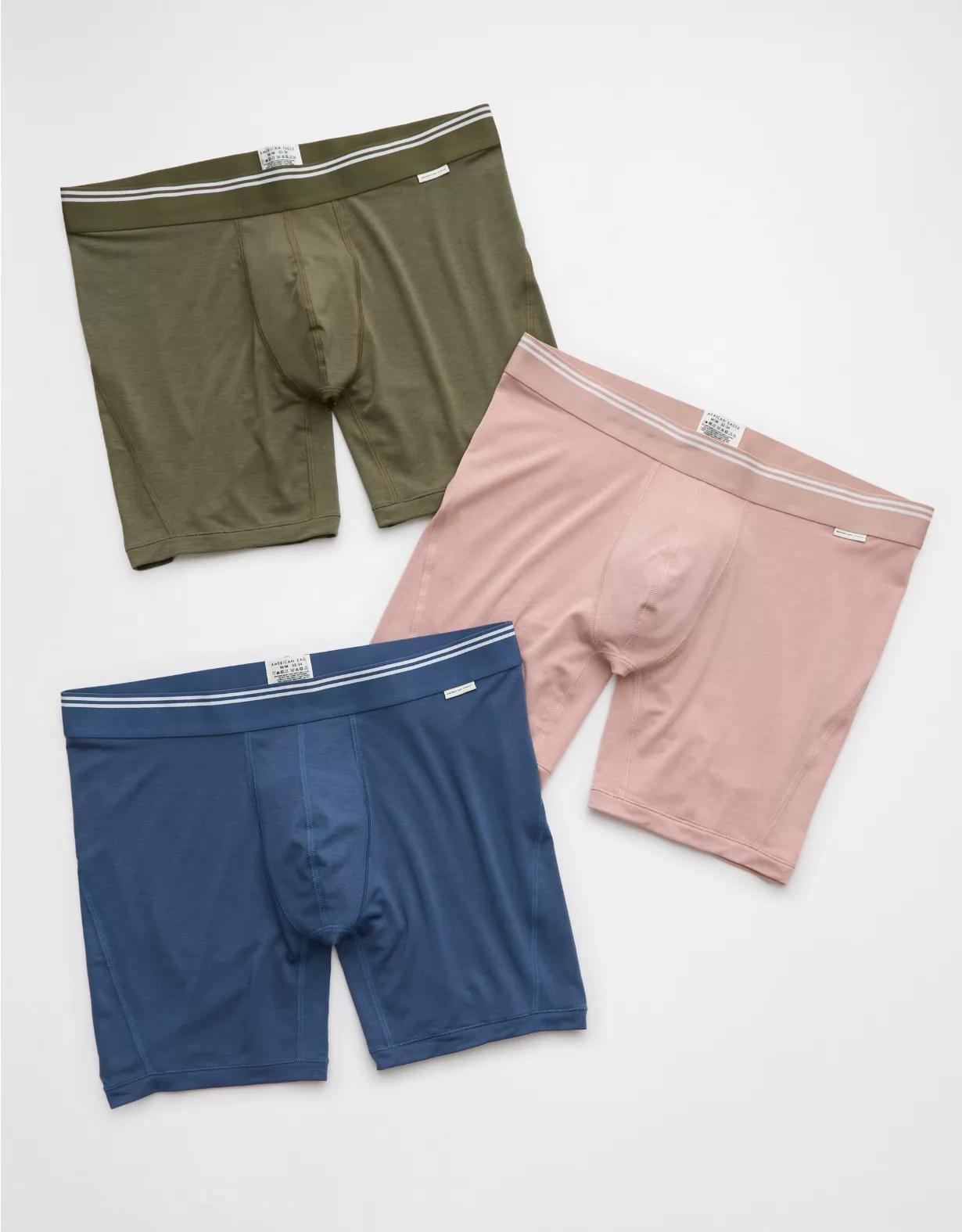 AEO Men's 6" Ultra Soft Boxer Brief 3-Pack Product Image