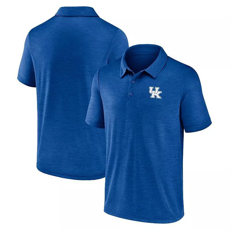 Men's Fanatics Branded Royal Kentucky Wildcats Striated Primary Logo Polo, Size: Small, Blue Product Image