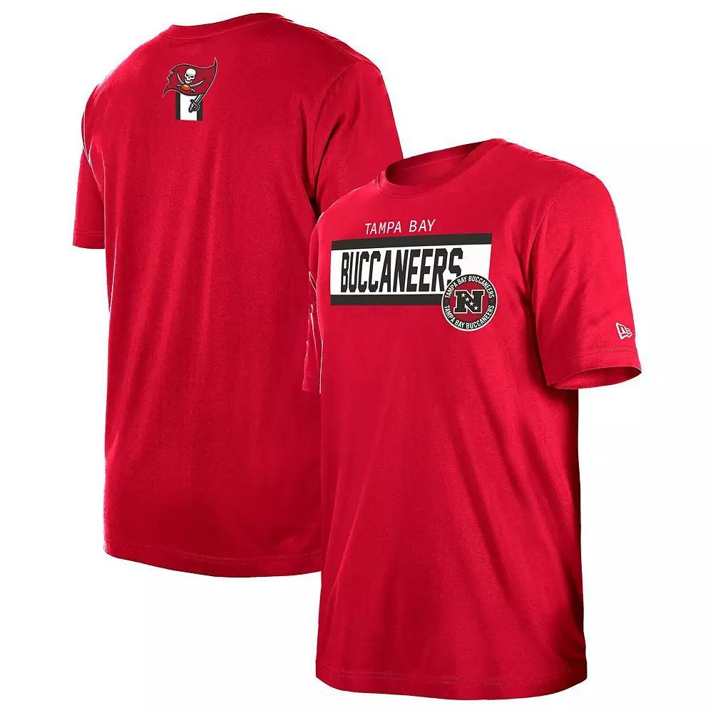 Men's New Era  Red Tampa Bay Buccaneers 3rd Down Domestic T-Shirt, Size: Medium Product Image