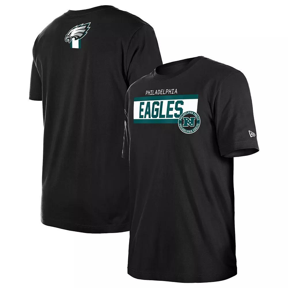 Men's New Era  Black Philadelphia Eagles 3rd Down Domestic T-Shirt, Size: 2XL Product Image