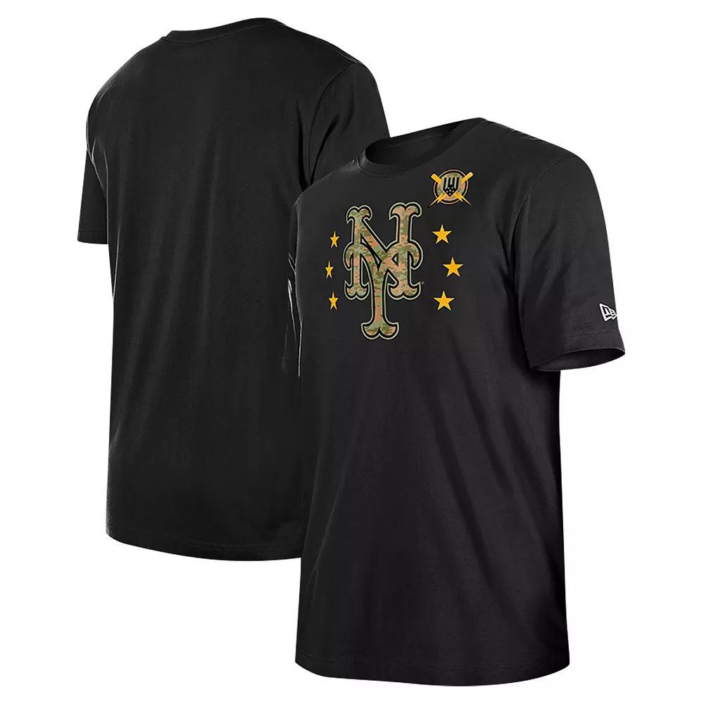 Men's New Era Black New York Mets 2024 Armed Forces Day T-Shirt, Size: Small Product Image