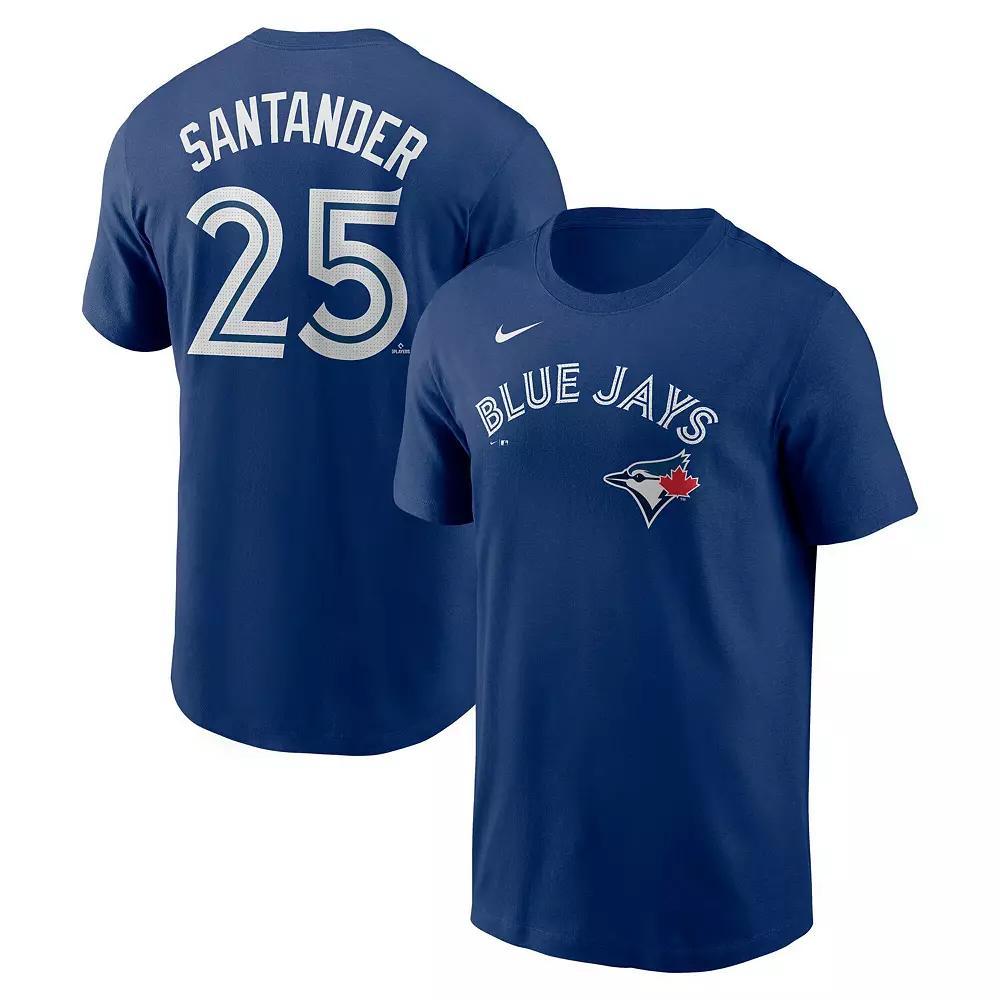 Men's Nike Anthony Santander Royal Toronto Blue Jays Fuse Name & Number T-Shirt, Size: Small, Jay Blue Product Image