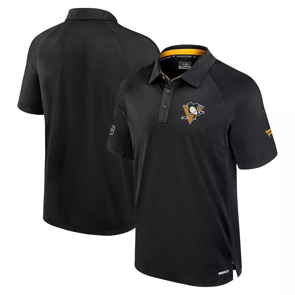 Men's Fanatics  Gray Vegas Golden Knights Authentic Pro Rink Polo, Size: XL, Lvk Grey Product Image
