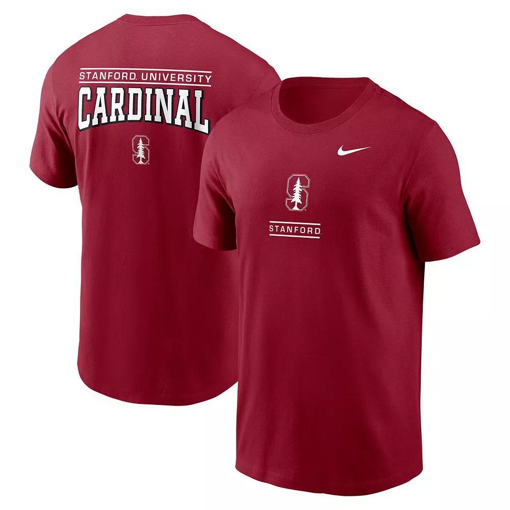 Men's Nike Cardinal Stanford Cardinal 2-Hit T-Shirt, Size: Medium, Red Product Image