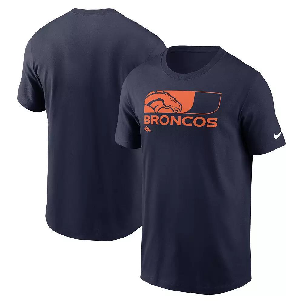 Men's Nike Navy Chicago Bears Primetime Wordmark Essential T-Shirt, Size: 2XL, Blue Product Image