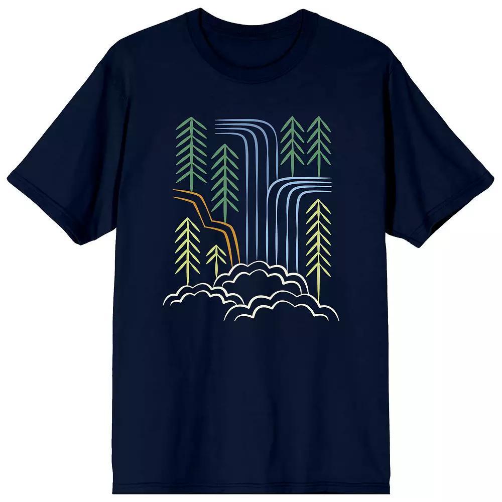 Men's Vintage Sport DC Athletic Tee, Size: Medium, Blue Product Image