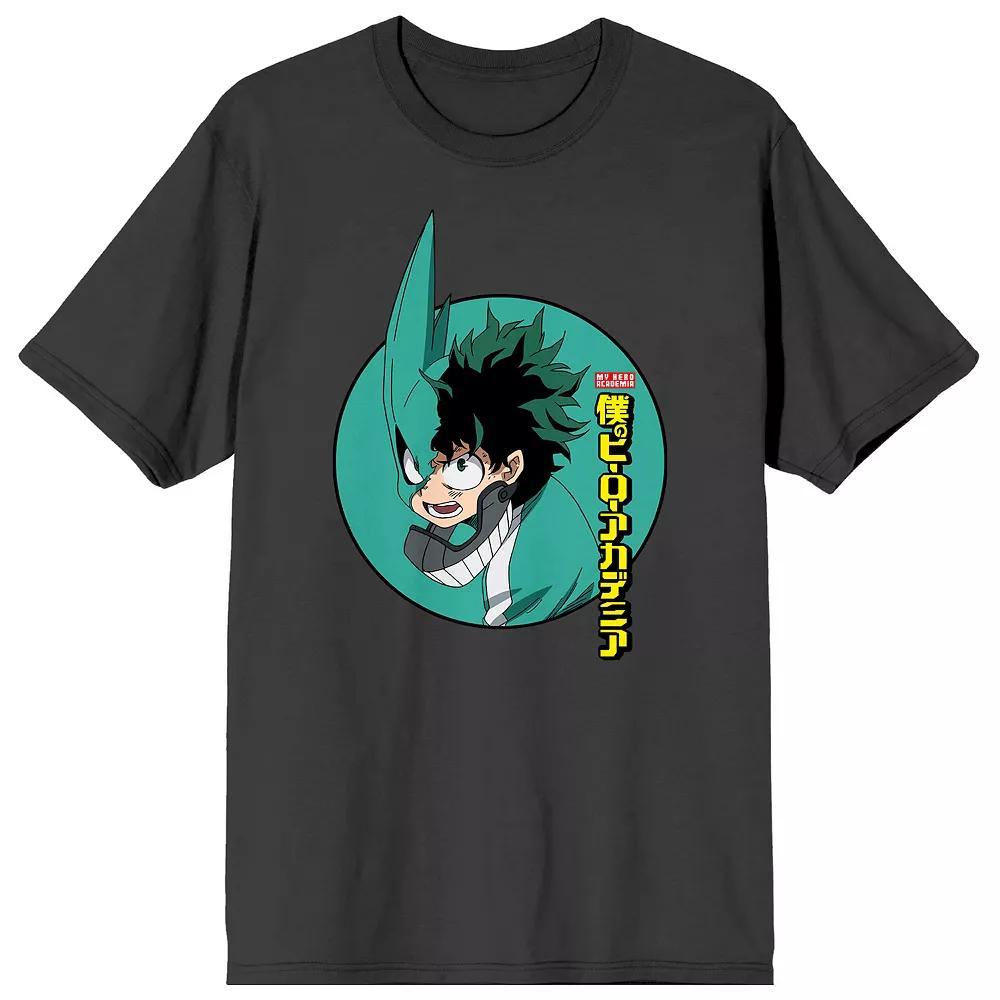 Men's Deku My Hero Academia Tee, Size: Large, Grey Product Image