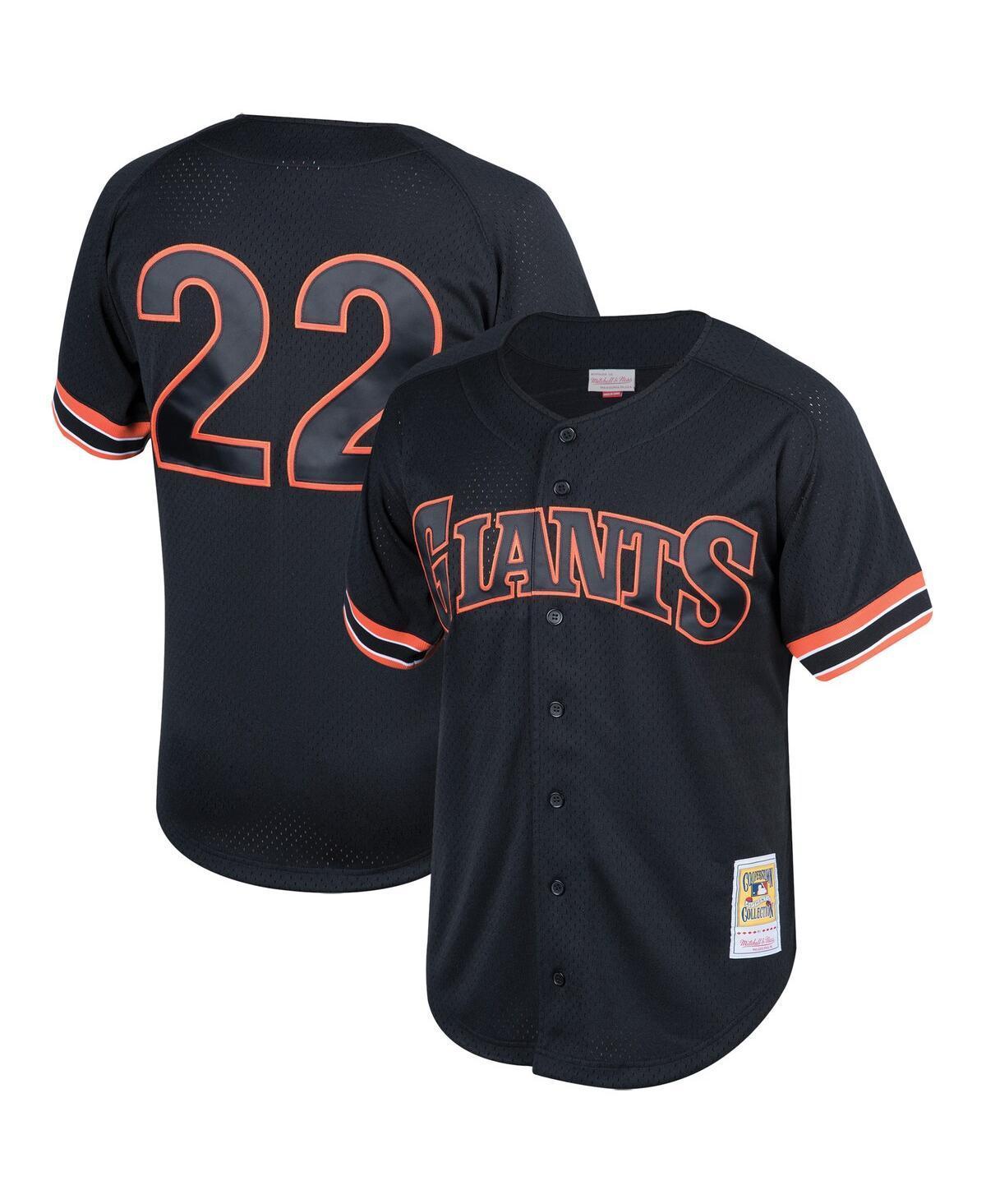 Mens Mitchell & Ness Will Clark San Francisco Giants Cooperstown Collection Mesh Batting Practice Button-Up Jersey Product Image