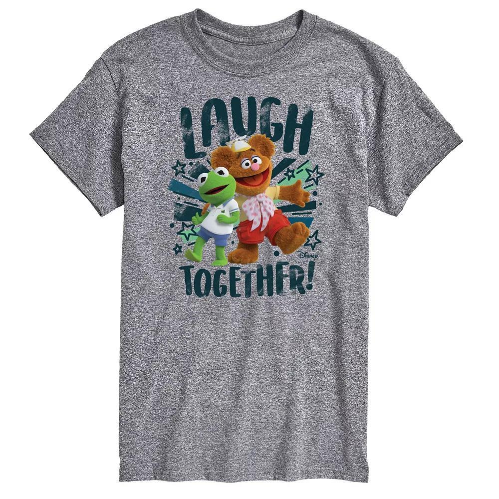 Men's Beer Christmas Wreath Graphic Tee, Size: Medium, Grey Gray Product Image