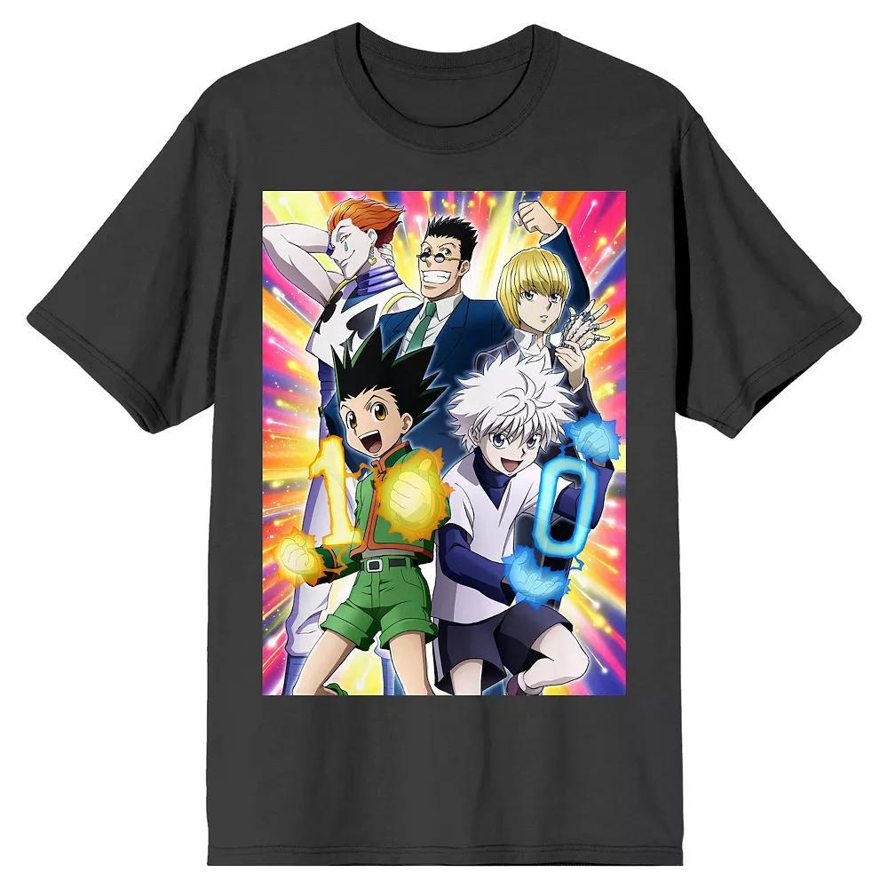 Men's Hunter X Hunter 10th Short Sleeve Graphic Tee, Size: XL, Gray Product Image
