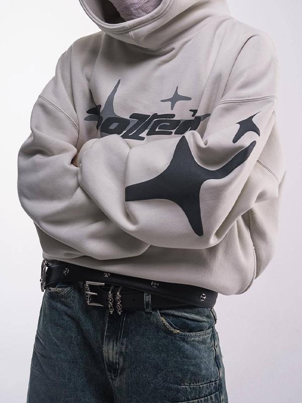 Y2K Star Letter Print Sweatshirt Product Image