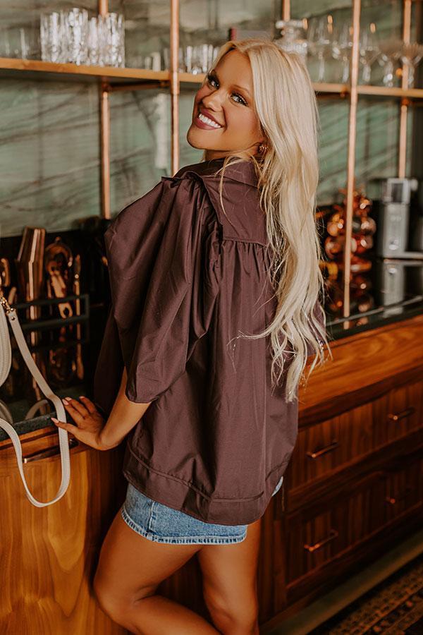 Paris Nights Button Up in Windsor Wine Product Image