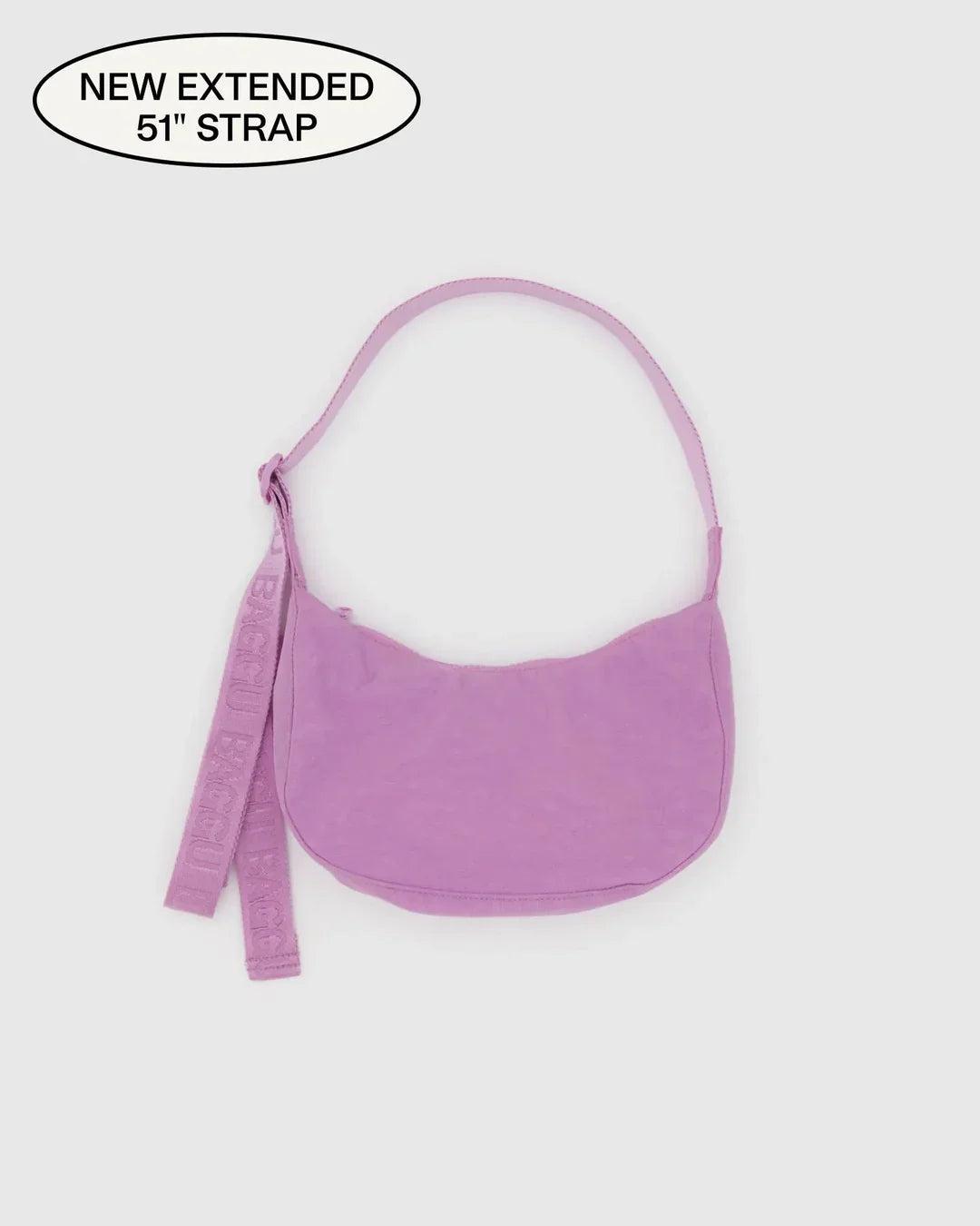 Small Nylon Crescent Bag - Peony Product Image