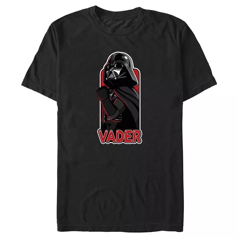 Big & Tall Star Wars Funny Darth Vader Graphic Tee, Men's, Size: 5XL, Black Product Image