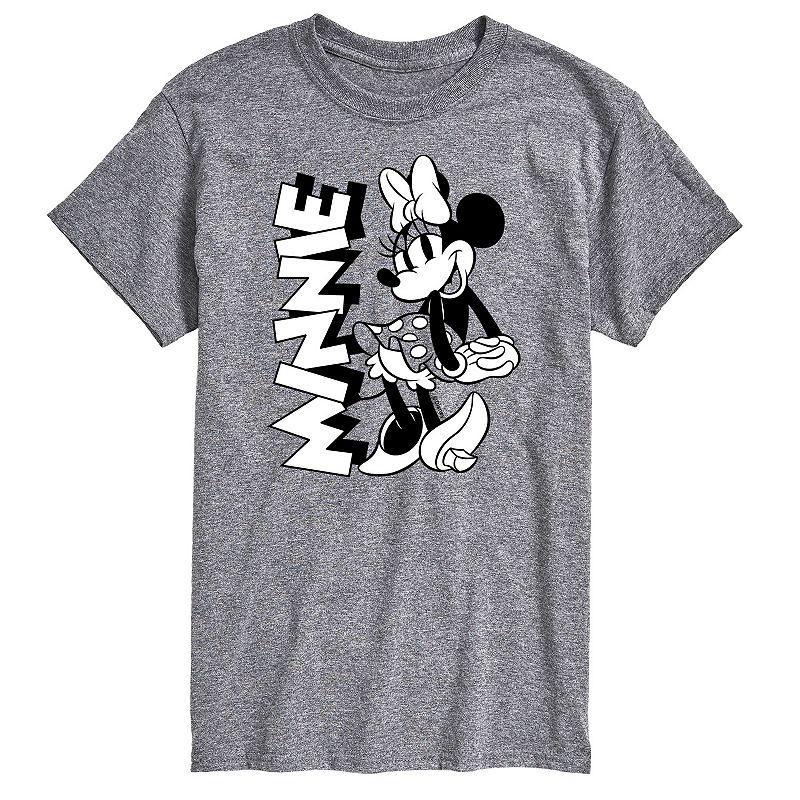 Disney's Minnie Mouse Big & Tall Graphic Tee, Men's, Size: 3XB, White Product Image