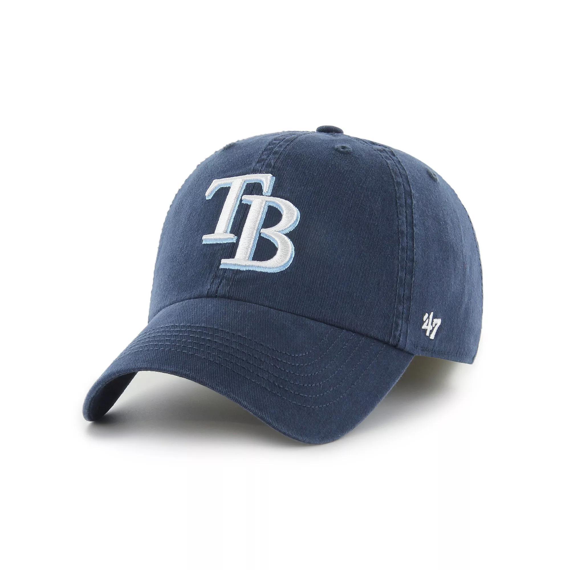 Men's '47 Navy Tampa Bay Rays Franchise Logo Fitted Hat, Size: 2XL, Blue Product Image
