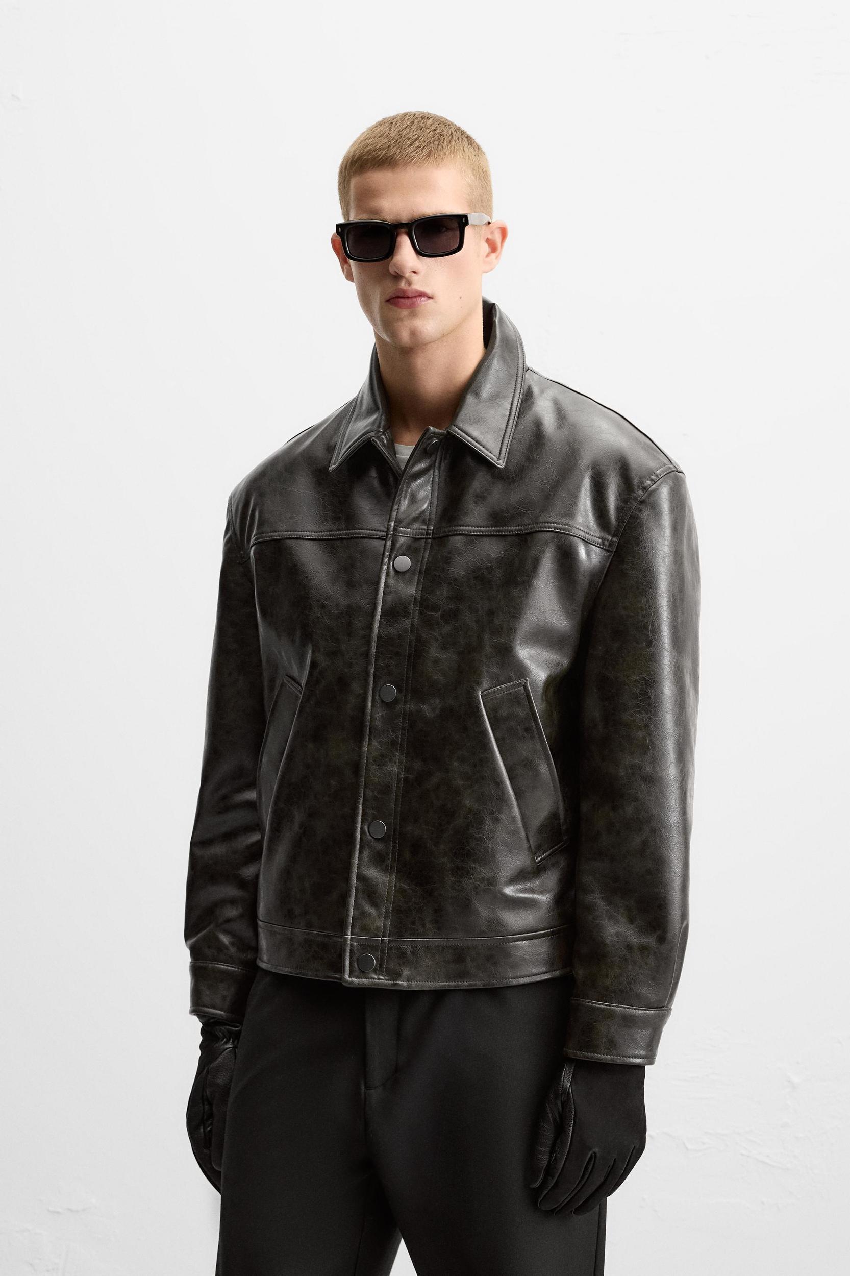 FAUX LEATHER JACKET Product Image