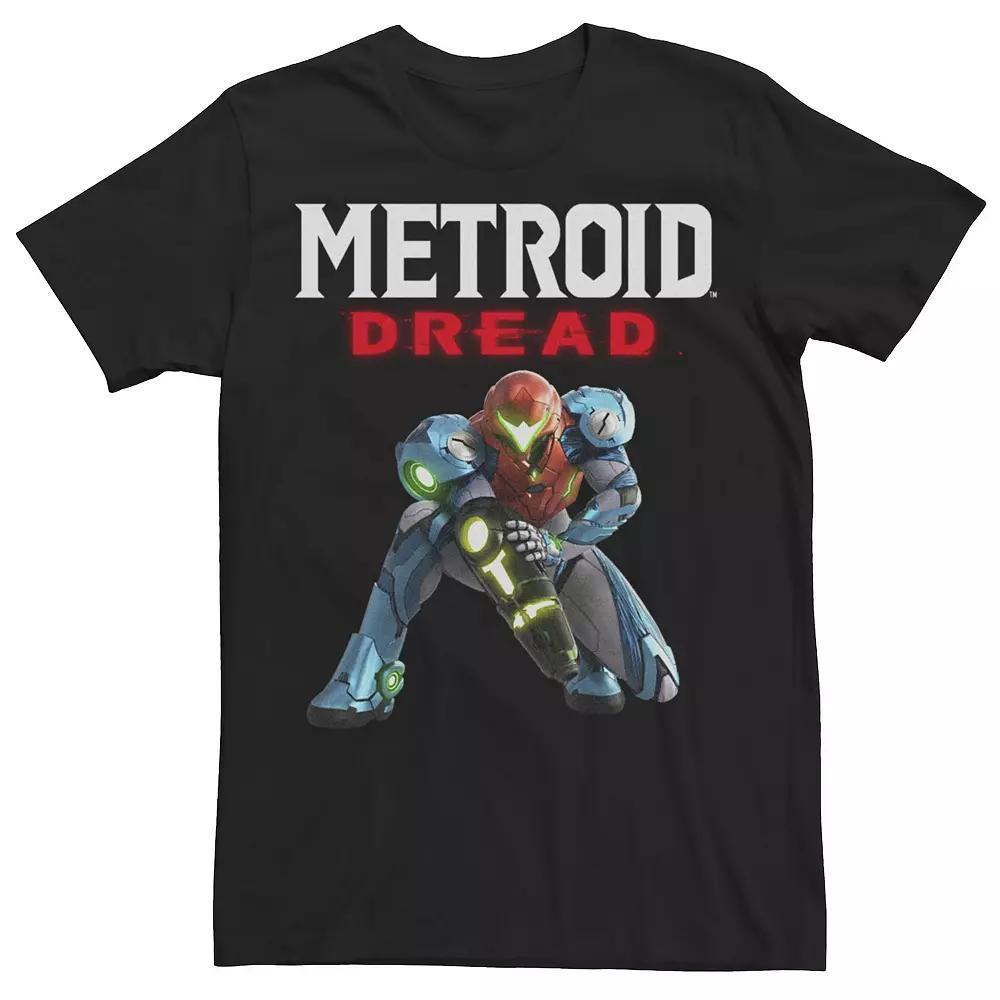 Men's Metroid Prime Dread Samus Logo Tee, Boy's, Size: XXL, Black Product Image