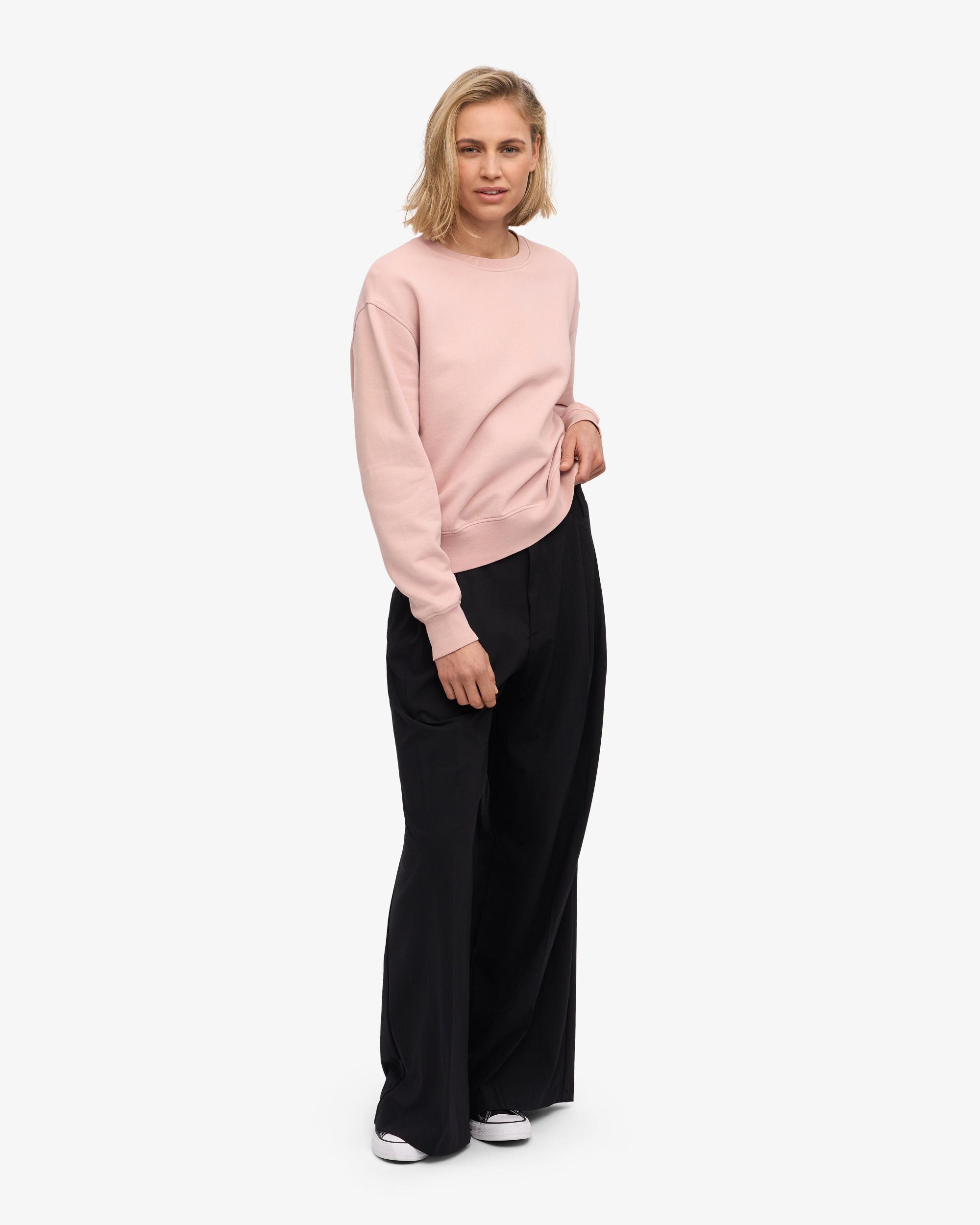 Women Classic Organic Crew - Faded Pink Product Image