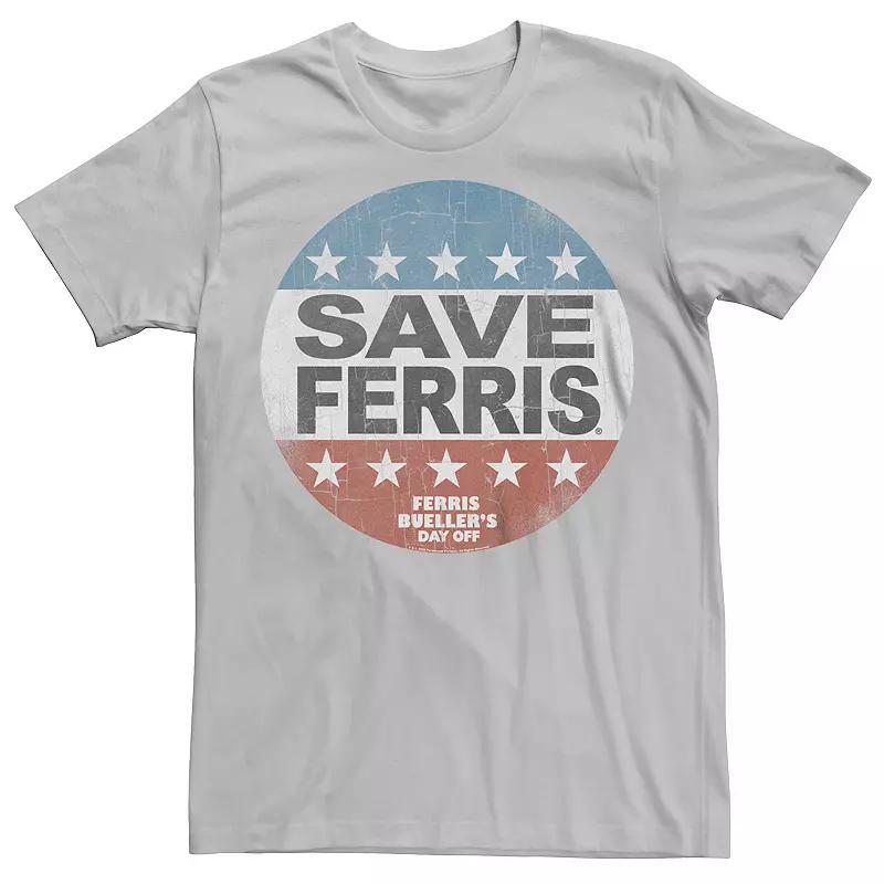 Men's Ferries Bueller Save Ferris Graphic Tee, Size: XL, White Product Image
